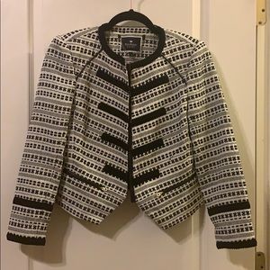 Juicy Couture crop work jacket with stitch detail